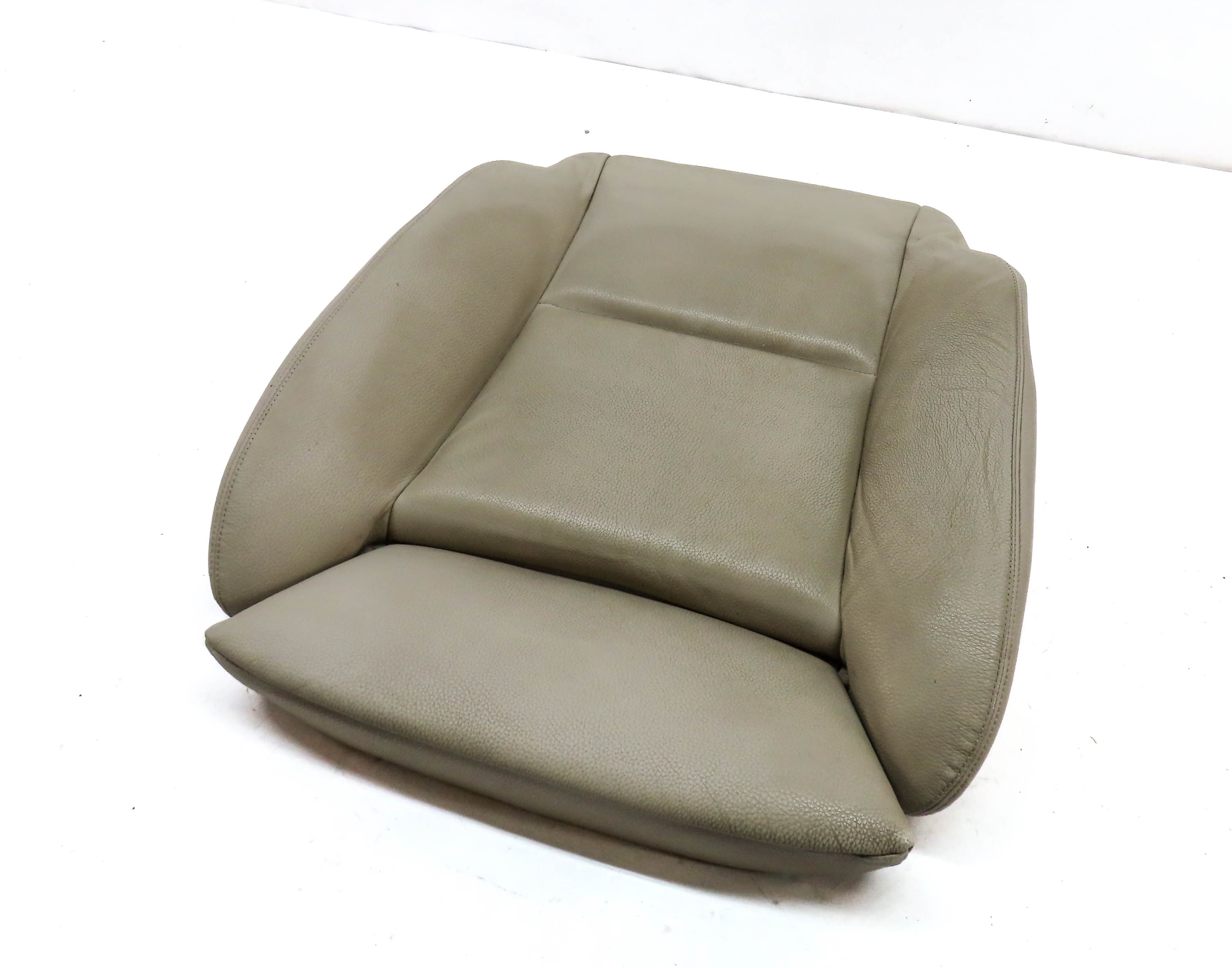 2011 BMW 740i (F02) FRONT LEFT DRIVER LOWER SEAT CUSHION (Oyster) — exact item pictured